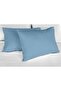 100% Cotton Akfil Blue Pillow Case Set of 2 - 50X70 cm - 2