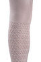 Girl's Cotton Baklava Pattern Pantyhose Light Pink - 3