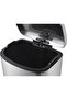 Della Stainless Steel Rectangular Step Waste Bin with Soft Close Lid, 6-Liter - 3