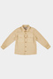 Boy's Beige Jacket with Pocket Detail - 3