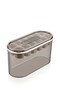 12-Piece Anthracite Ice Mold - Freezer Storage Container with Chamber - 2