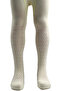 Girl's Cotton Baklava Patterned Pantyhose Yellow