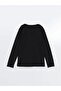 Lcw Eco New Black Crew Neck Boy T-Shirt - 3