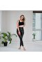 Women's High Waisted Black Leather Leggings Pants - 4