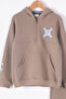 Brown Zippered Collar Hooded Boy's Hooded Tracksuit Set 19617 - 5