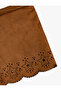 Suede Mini Skirt with Star Detail - 3