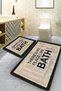 No Place Beige Set of 2 Bath Mats