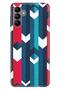 Case for Samsung Galaxy A04S Silicone Moderna Pattern Blue Stripe