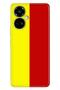 Camon 19 Pro Case Modern Design Silicone Patterned Yellow Red Piece - 5