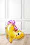 Yellow Dinosaur Foil Balloon, Cute Dinosaur Birthday Balloon - 2