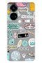 Camon 19 Pro Case Modern Design Silicone Patterned Sticker Style - 5