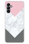 Case for Samsung Galaxy A04S Silicone Moderna Pattern White Gray Marble