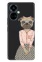 Camon 19 Pro Case Modern Design Silicone Patterned Miss.Pug