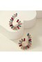 Complete Rhinestone Colored Earring - 3