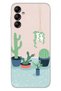 Samsung Galaxy S24 Ultra Compatible Case Silicone Patterned Illustrated Cactus Co - 2