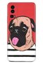 Gm 23 - Gm 23 Se Case Silicone Patterned Illustrated Sleepy Pug - 4