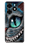 Spark 20 - 20C Compatible Case Illustrated Printed Nano Silicone Cheeky Cat