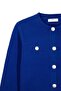 Cobalt Blue Buttoned Knitwear Cardigan - 3