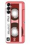 Samsung Galaxy S24 Ultra Compatible Case Silicone Patterned Illustrated Pink Cassette - 2
