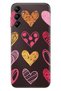Samsung Galaxy A54 Case Silicone Patterned Illustrated Uv Cover Heart Fashion