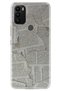 Gm 21 Plus Case 0.4mm Laser Cut Silicone Cover Newspaper News