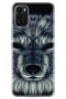 Gm 21 Plus Compatible Case 0.4mm Laser Cut Silicone Cover Neon Wild Wolf