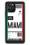 C21 Pro Case Silicone Patterned Illustrated Uv Cover Miami Airplane Ticket - 2