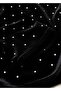 Asymmetrical Velvet Blouse with Strass Stones - 7