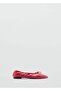 Lace-up Detailed Leather Ballerinas - 3