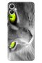 Samsung Galaxy A06 Case A06 Patterned Printed Silicone Yellow Eye Cat