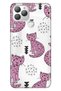 Gm 22 Plus Compatible Case 0.4mm Laser Cut Silicone Stock:Pink Cat