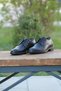 Men's Winter Shoes Genuine Leather Rubber Sole Lace-Up - 8