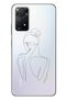 Xiaomi Redmi Note 11 Pro Compatible 5g Case 0.4mm Laser Cut Silicone Minimal Character