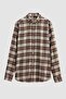 Ds Damat Comfort Khaki Plaid Shirt - 5