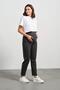 Pregnancy Stretchy Belly-Banded Waist-Adjustable Mom Fit Classic Gabardine Trousers ANTHRACITE - 2
