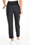 Maternity Stretchy Belly Band Adjustable Waist Buttoned Classic Trousers Black - 6