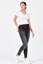 Maternity Skinny Jeans with Stretchy Waistband Anthracite