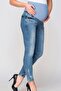 Maternity Skinny (POCKET PEARL DETAIL) Blue - 2