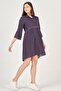 Maternity Spanish Sleeve Dress Burgundy - 2