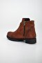 Tan Women's Daily Boots with Buckle Accessories - 5