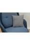 4-Piece Digital Printed Gift Sofa Set - Black and White and Houndstooth Pattern - 4