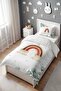 Eucalyptus Rainbow Patterned Single Baby Kids Duvet Cover Set - 3