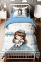 Bangs Princess Patterned Single Baby Kids Bedding Set - 2