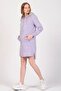 Maternity Hoodie Dress Lila - 4