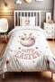 Surprise Rabbit Patterned Single Baby Kids Bedding Set