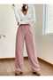 Plush Bottom Sweatpants Comfortable Elastic Waist for Autumn and Winter,Warm Pants, Women