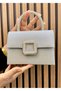 Evening Dress Bag with Silver Buckle - 8