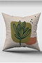 Imaginary Surreal Flowers and Vase Patterned 4-Piece Digital Printed Throw Pillow Cover 43 X 43 cm 027 - 5