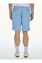 Buttoned Basic Gabardine Blue Shorts - 3