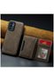 Samsung Galaxy A35 5g Compatible Case 2in1 Elite Class Leather Case with Wallet Dark Brown - 2